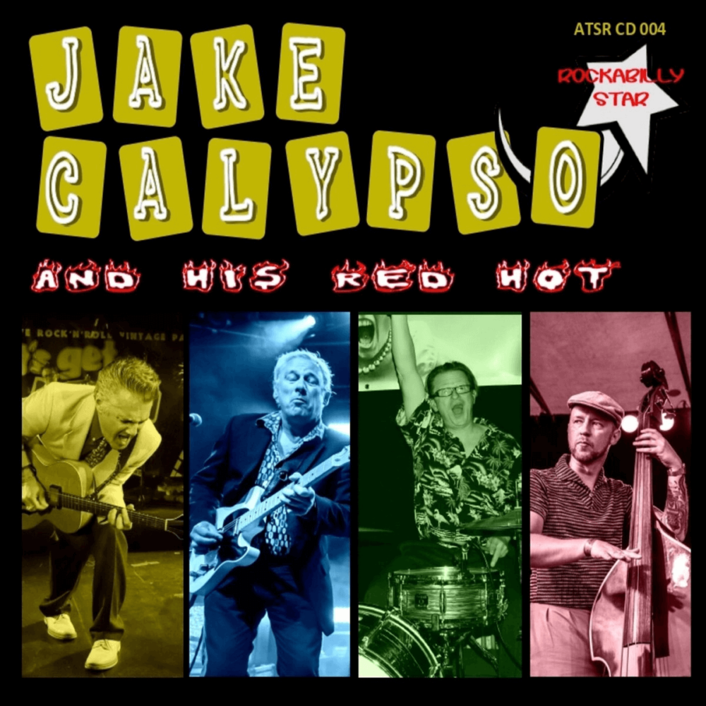 NEW ALBUMS BY "JAKE CALYPSO & HIS RED HOT" AVAILABLE FOR PURCHASE IN THE MERCHANDISING SECTION